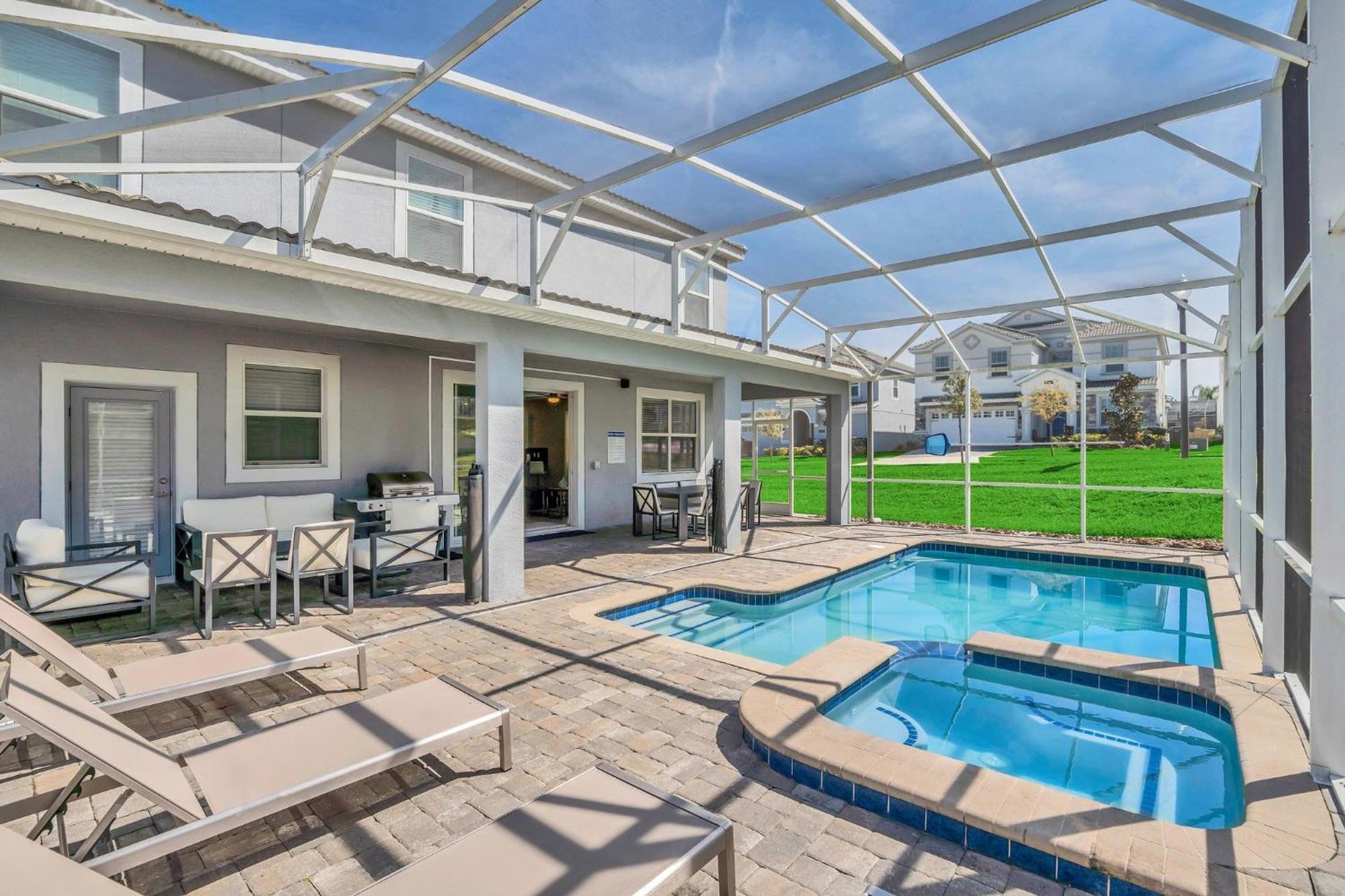8Br Luxury - Sleeps 22 - Near Disney With Pool & Hot Tub! Davenport Buitenkant foto